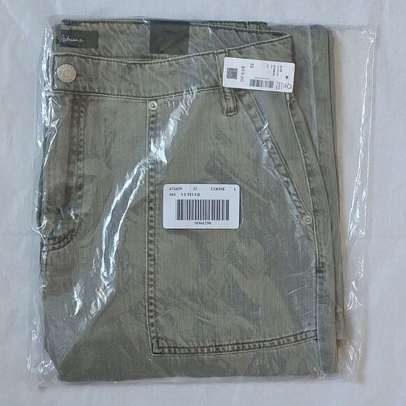 New With Tags Reitmans Size 32 Straight-Leg Mid-Rise Utility Pant - Picture 8 of 11